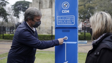 Brown: Instalan “puntos seguros” para casos de emergencias