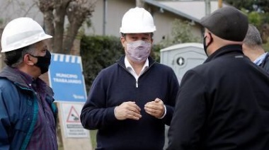 El intendente Cascallares recorrió obras de asfalto en tres localidades del distrito