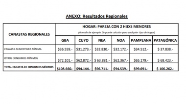 Una familia necesita más de $100 mil pesos mensuales para alcanzar una canasta de alimentos y servicios