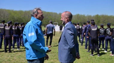 Insaurralde y Berni recorrieron la Escuela de Policía Juan Vucetich