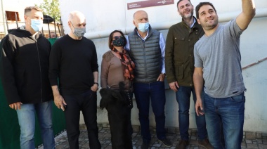 Rodríguez Larreta recorrió Monte Chingolo junto a Grindetti y Sala