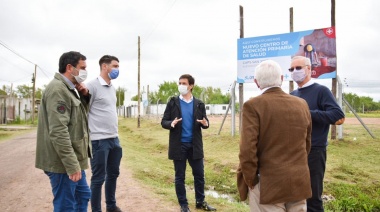 Gollan y Mantegazza supervisaron obras en Centros de Atención Primaria