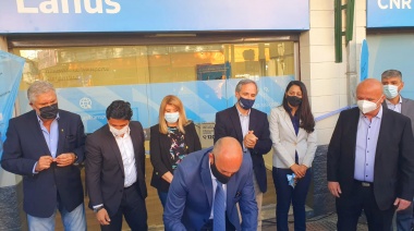 Pallares, Russo y Álvarez acompañaron a Guerrera en la apertura de la Subdelegación Zona Sur de la CNRT