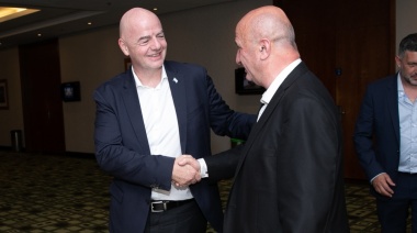 Nicolás Russo: “Es muy bueno que el presidente de la FIFA visite un país tan futbolero como el nuestro”