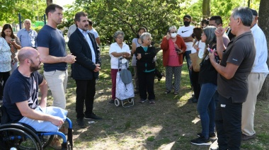 Ritondo recorrió Echeverría junto a Van Tooren