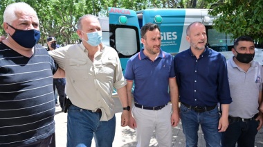Insaurralde y Berni recorrieron 25 de Mayo junto a Ralinqueo