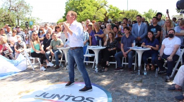 Santilli visitó Lomas junto a Lousteau para respaldar a los candidatos locales de Juntos