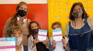 El Municipio inició la vacunación de niños en escuelas de Almirante Brown