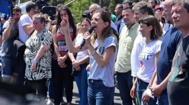 Insaurralde participó junto a Raverta de un acto en homenaje a Néstor Kirchner