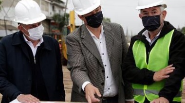 Con el ministro de Transporte, el intendente Cascallares recorrió el paso nivel de San Martín