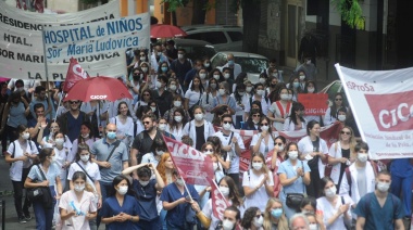 Médicos bonaerenses realizaron un nuevo paro para pedir que se reabra la paritaria