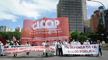 Médicos bonaerenses realizaron un nuevo paro para pedir que se reabra la paritaria