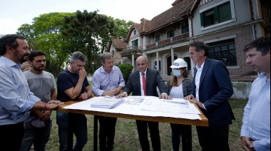 Cascallares recibió a Manzur, Katopodis y Zabaleta y recorrieron las obras en la UNAB