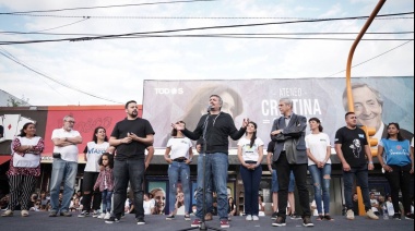 Desde Avellaneda, Máximo Kirchner convocó a “colmar la Plaza de Mayo” el 10 de diciembre