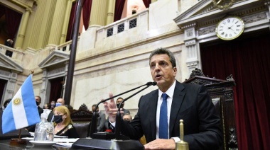 Massa fue reelecto presidente de la Cámara de Diputados por unanimidad