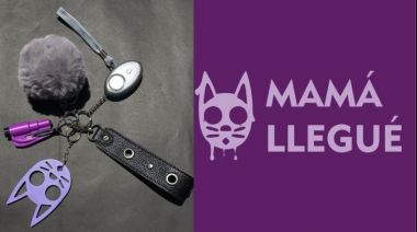 Mamá llegué: Un llavero con un kit de defensa personal en respuesta al miedo de andar sola en la calle