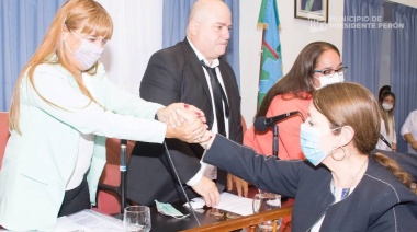 Con la presencia de Cantero, asumieron los concejales electos en Presidente Perón