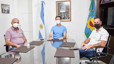 Mantegazza recibió al diputado provincial Nicolás Russo