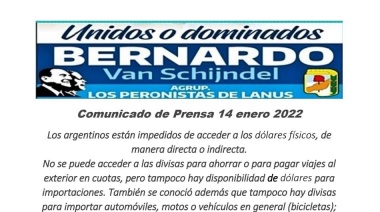 Siguen las críticas a Ferraresi y Volnovich: “El pueblo no merece tener esta clase de dirigentes”