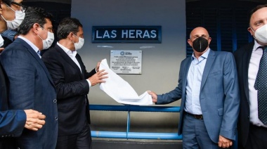 "El tren nos une", resaltó Massa en la inauguración de la renovación de vías del Sarmiento