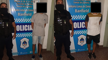 Sorprendieron a dos jóvenes con una moto robada en el centro de Banfield
