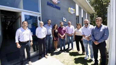 Fabiani recorrió la fábrica La Salteña – Molinos Río de la Plata