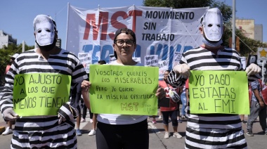 Se realizó la Jornada nacional de lucha piquetera a Desarrollo Social