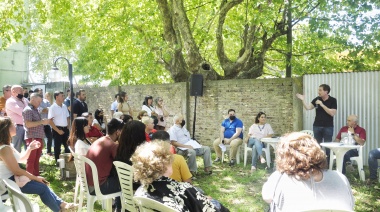 Santilli recorrió San Vicente junto a Etchecoin