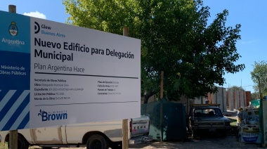 Construyen nuevos edificios para cuatro delegaciones en Almirante Brown