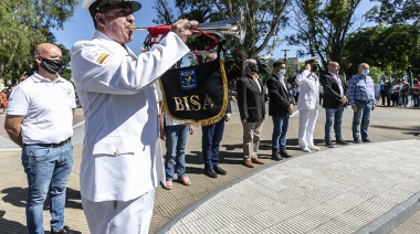 Emotivo homenaje al Almirante Guillermo Brown a 165 años de su paso a la inmortalidad