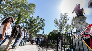 Emotivo homenaje al Almirante Guillermo Brown a 165 años de su paso a la inmortalidad