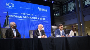 Fabiani abrió el período de sesiones con anuncios en obras públicas, salud y educación