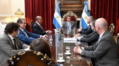 Massa junto a Guzmán y Manzur de cara al arranque del debate por el acuerdo con el FMI