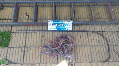 Detienen a un “roba cables” de 15 años tras ser descubierto "in fraganti" en Turdera