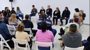 Santilli dialogó con vecinos y comerciantes en Guernica