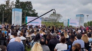 Kicillof y Vilar presentaron el plan de gestión del Ministerio de Ambiente junto a Máximo, Insaurralde y Cabandié