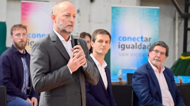 Insaurralde acompañó a Mantegazza en el lanzamiento de Conectar Igualdad San Vicente