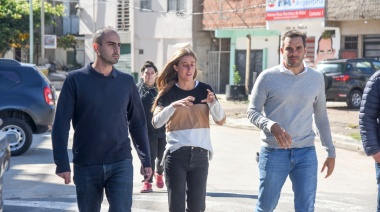 Manuel Passaglia recorrió el barrio Rodrigo Bueno junto a funcionarios de Rodríguez Larreta