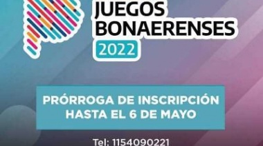 Está abierta la inscripción a los Juegos Bonaerenses 2022
