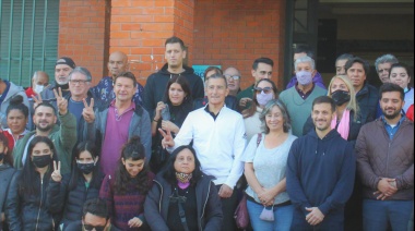 Galdurralde participó del homenaje a Eva Perón en Lanús