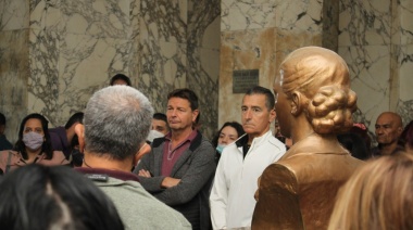 Galdurralde participó del homenaje a Eva Perón en Lanús