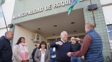 Insaurralde visitó Roque Pérez: “En la Provincia está la principal fuerza productiva del país”