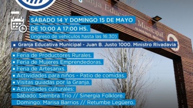 Llega la “Expo Feria 2022” a la Granja Educativa de Ministro Rivadavia