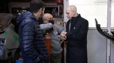 Rodríguez Larreta visitó comercios y una pyme en Avellaneda