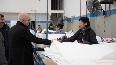 Rodríguez Larreta visitó comercios y una pyme en Avellaneda