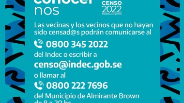 El Municipio puso una línea telefónica a disposición de vecinos que no hayan sido censados