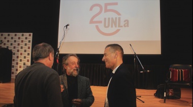 Galdurralde asistió a la celebración por los 25 años de la UNLa