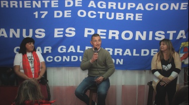 Galdurralde encabezó un plenario de la Corriente 17 de Octubre