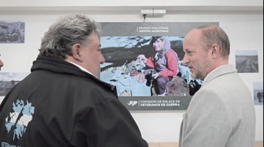 Insaurralde encabezó la reinauguración de la sede de Veteranos de Malvinas de Lomas