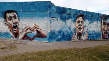 Murales de “Los Simuladores” y “La Scaloneta” cobran vida y color en Almirante Brown